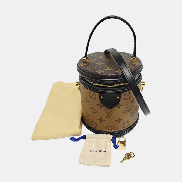 CANNES PM Monogram Coated Canvas Brown