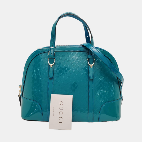 Monogram Patent Leather Blue