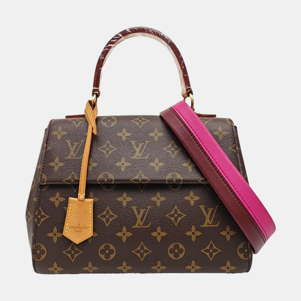 CLUNY Monogram Coated Canvas Brown