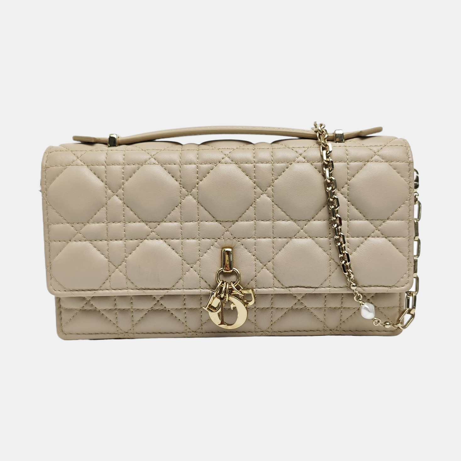 My Dior Mini Cannage Lambskin Beige