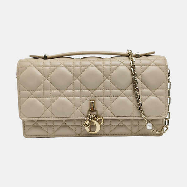 My Dior Mini Cannage Lambskin Beige