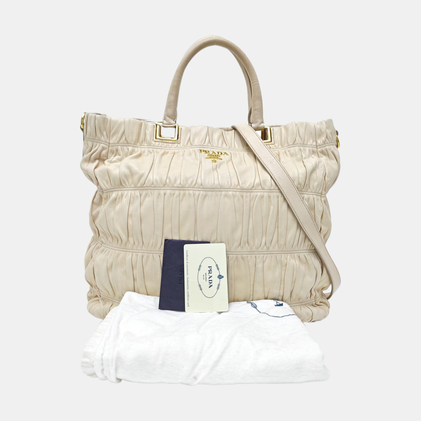 Gaufre Calfskin Beige