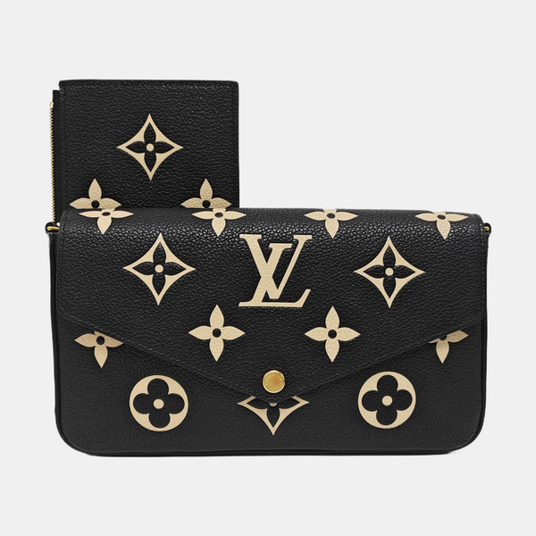 FÉLICIE Monogram Calfskin Black