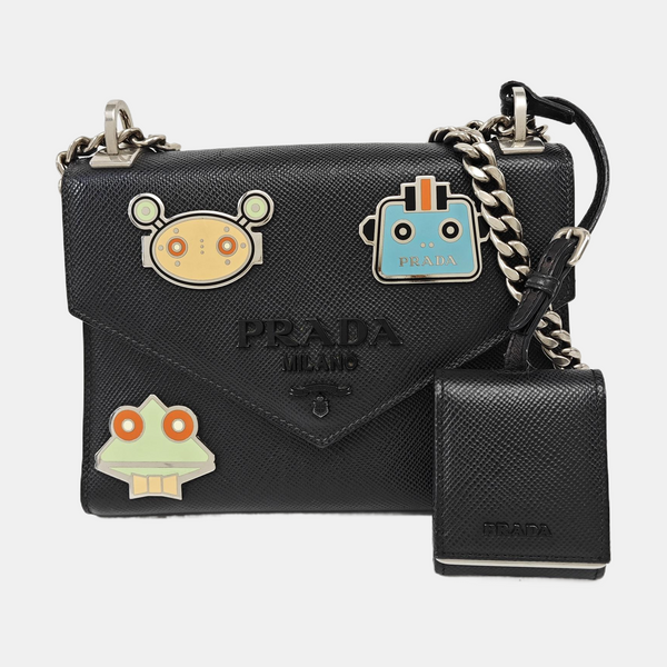 Monochrome Saffiano Calfskin Black