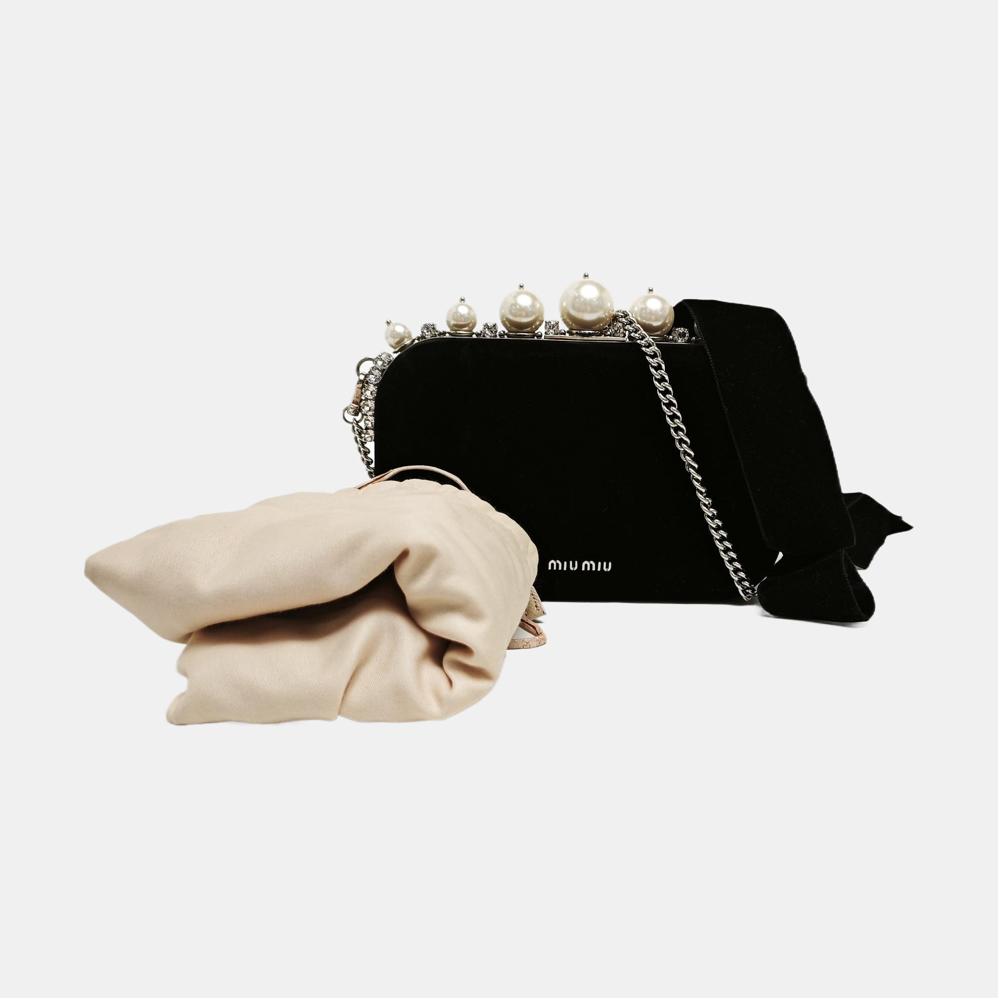 Matelassé Suede Black