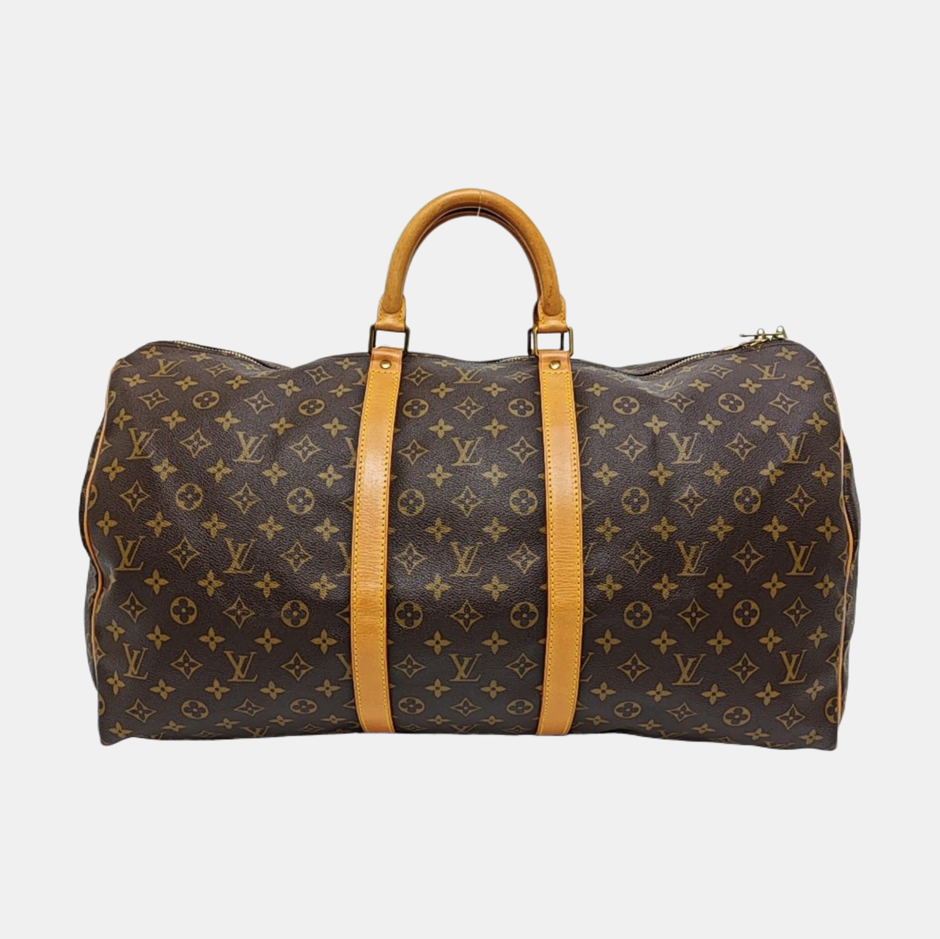SAC SOUPLE 55 Monogram Coated Canvas Brown