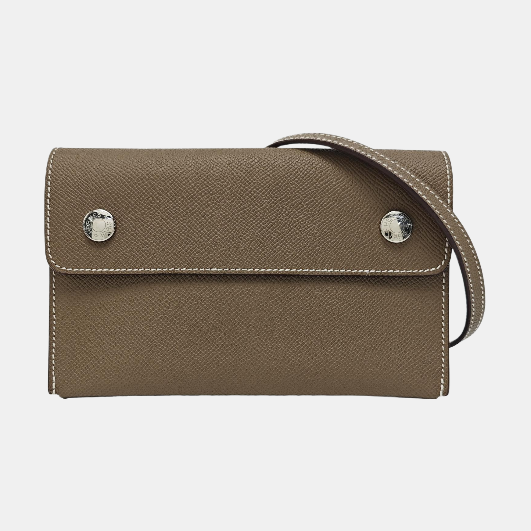 Epsom Shoulder Bag 18 Gray