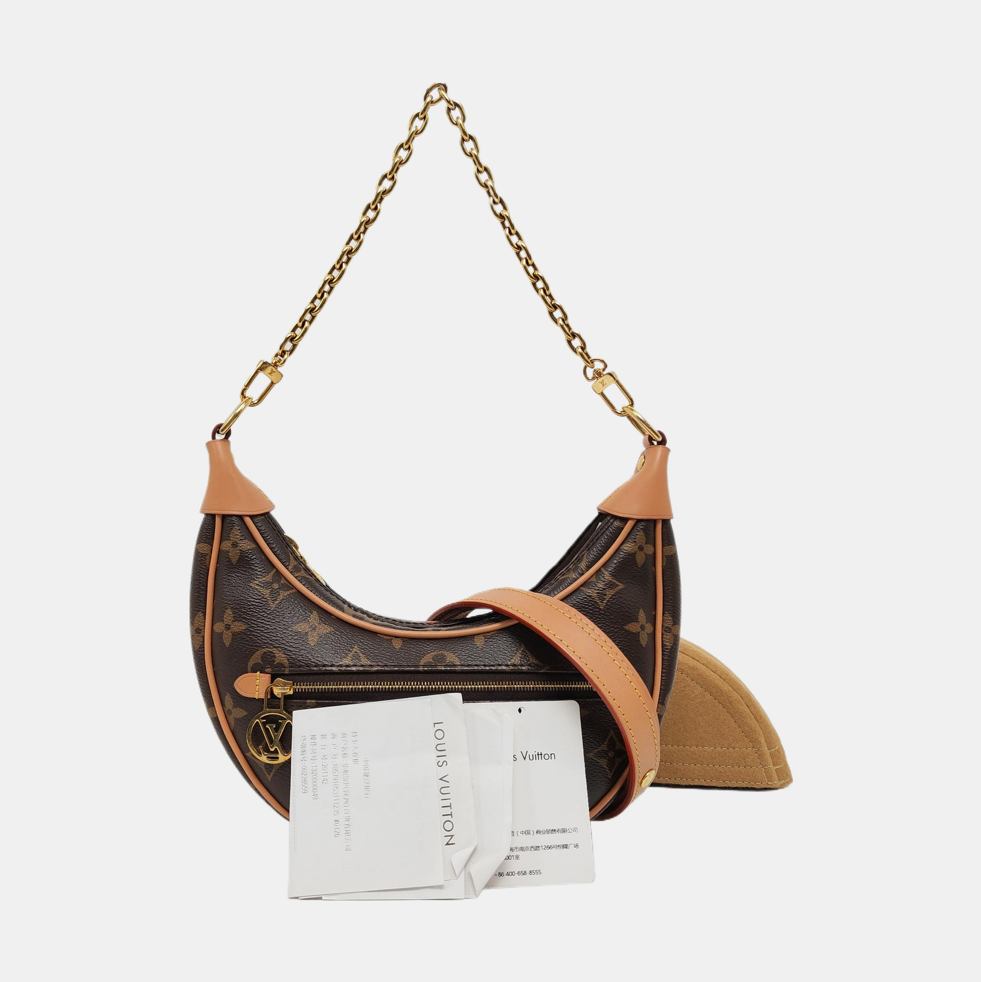 LOOP Monogram Coated Canvas Brown
