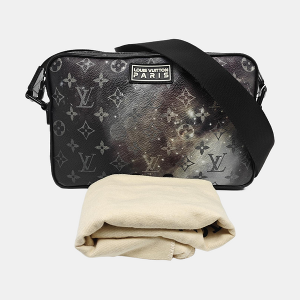 ALPHA Monogram Coated Canvas Gray