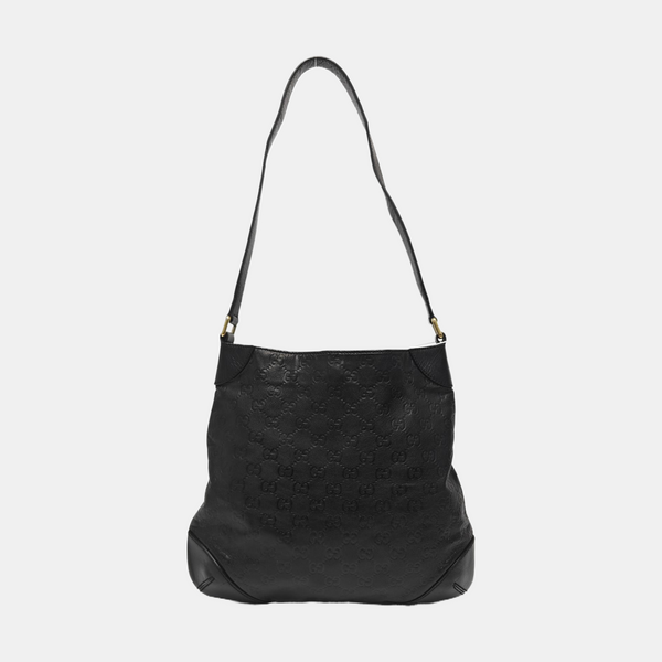 Calfskin Top Handle Bag Black
