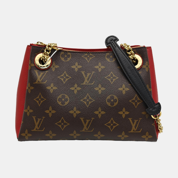 SURENE BB Monogram Coated Canvas Brown