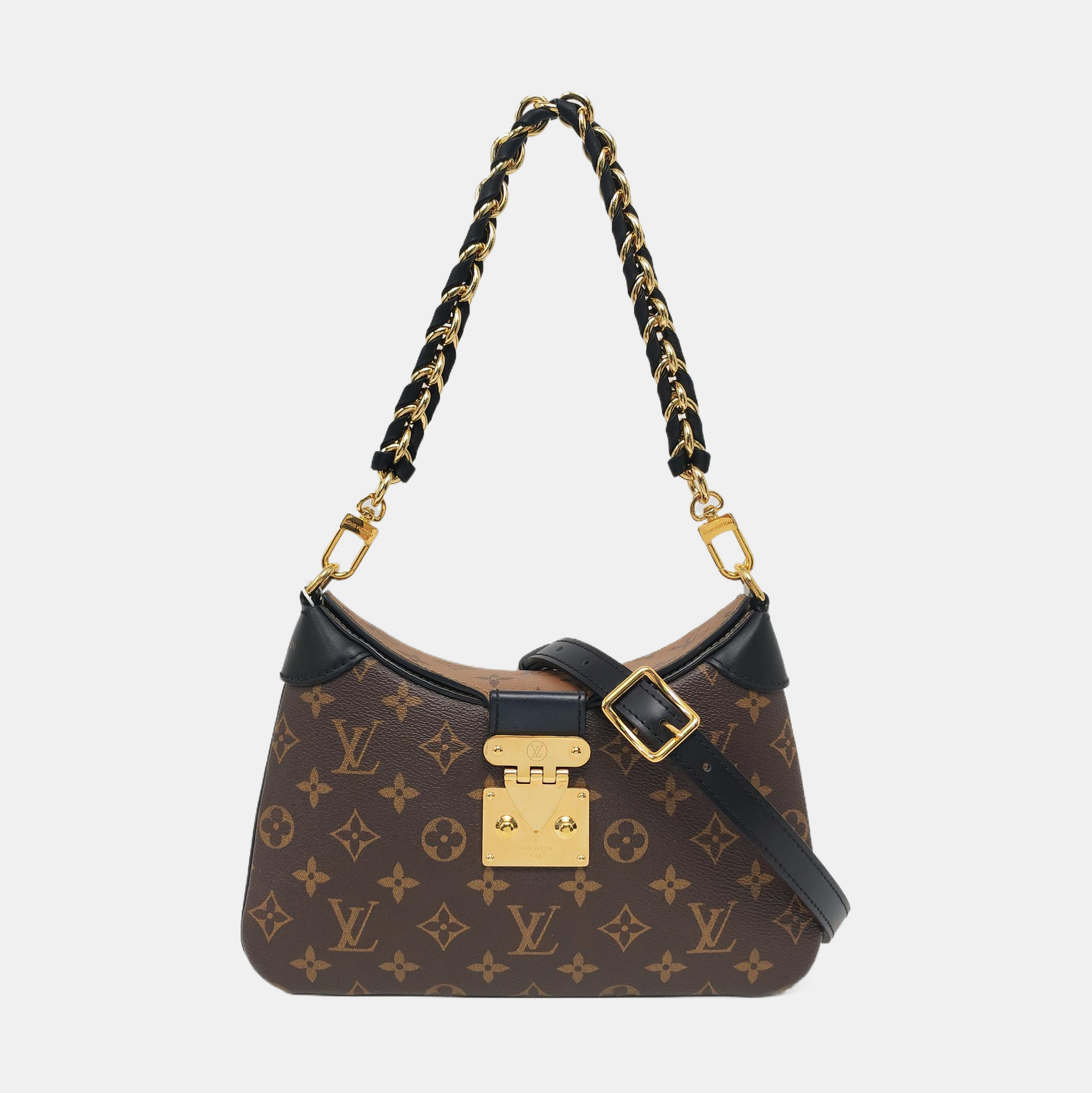TWINNY Monogram Coated Canvas Brown