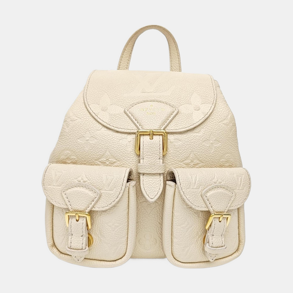 BACKUP Monogram Calfskin White