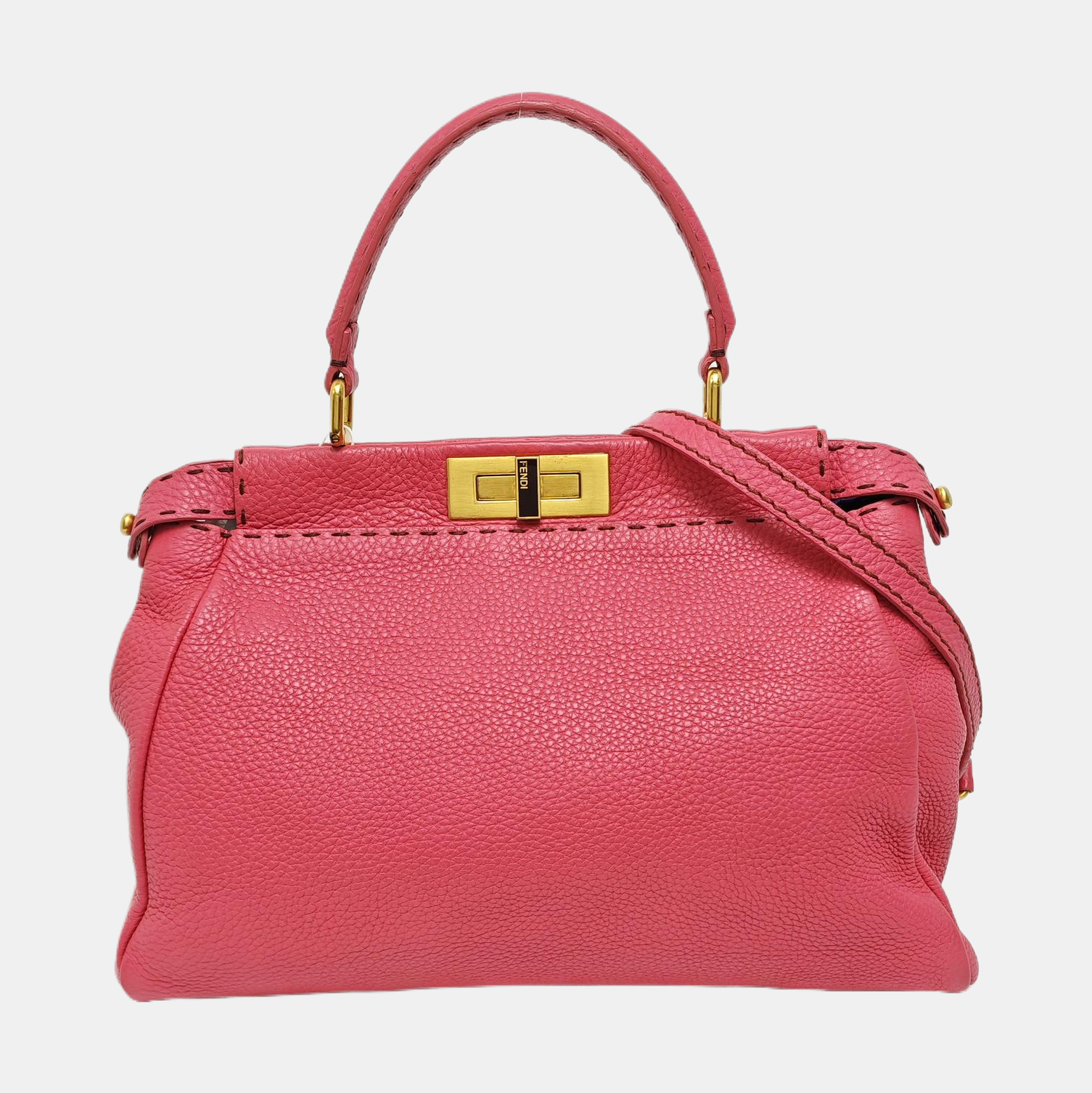Authenticated pre-owned  Peekaboo Calfskin Pink - Shoulder Bag at Looply