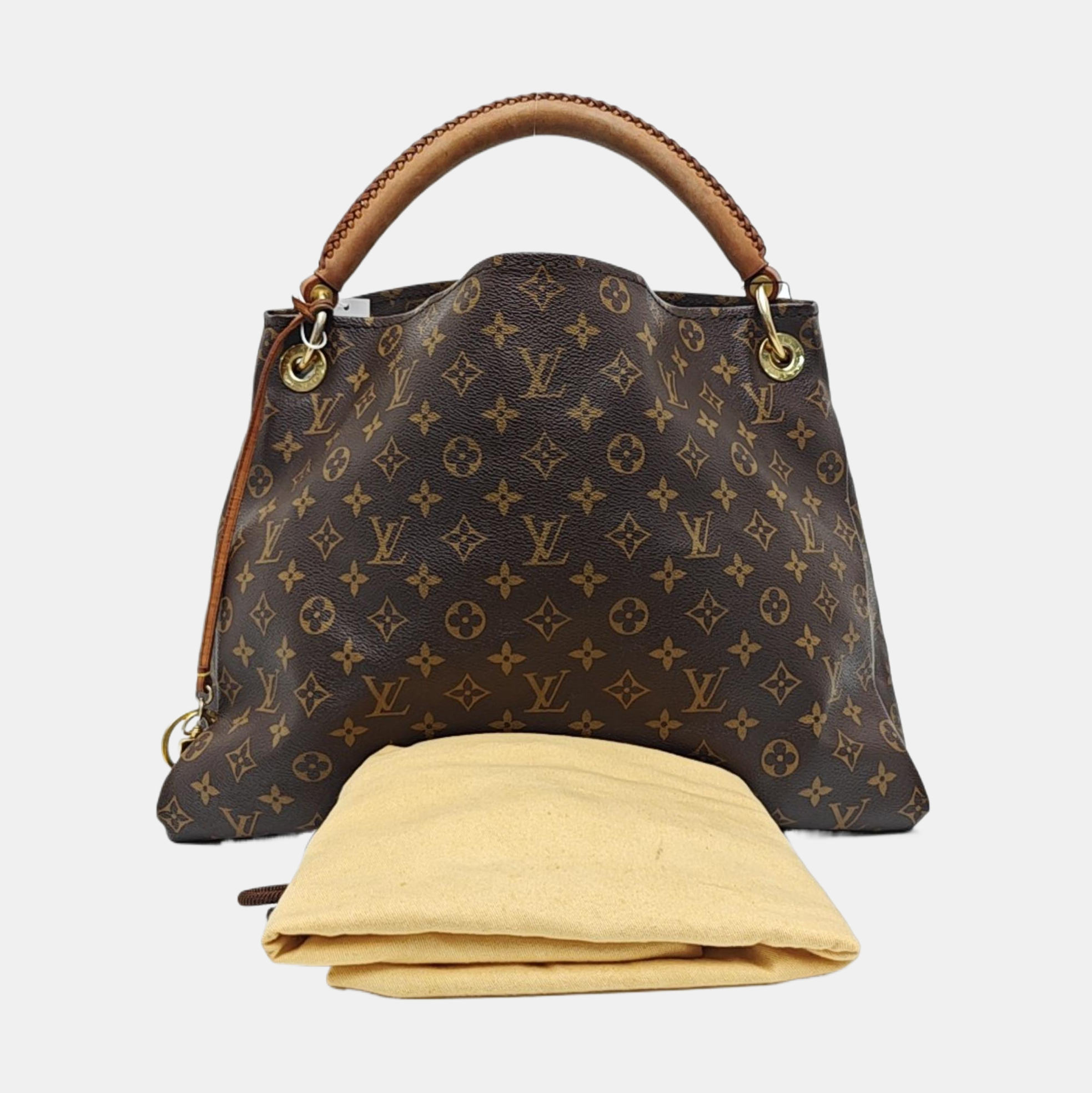 ARTSY MM Monogram Coated Canvas Brown