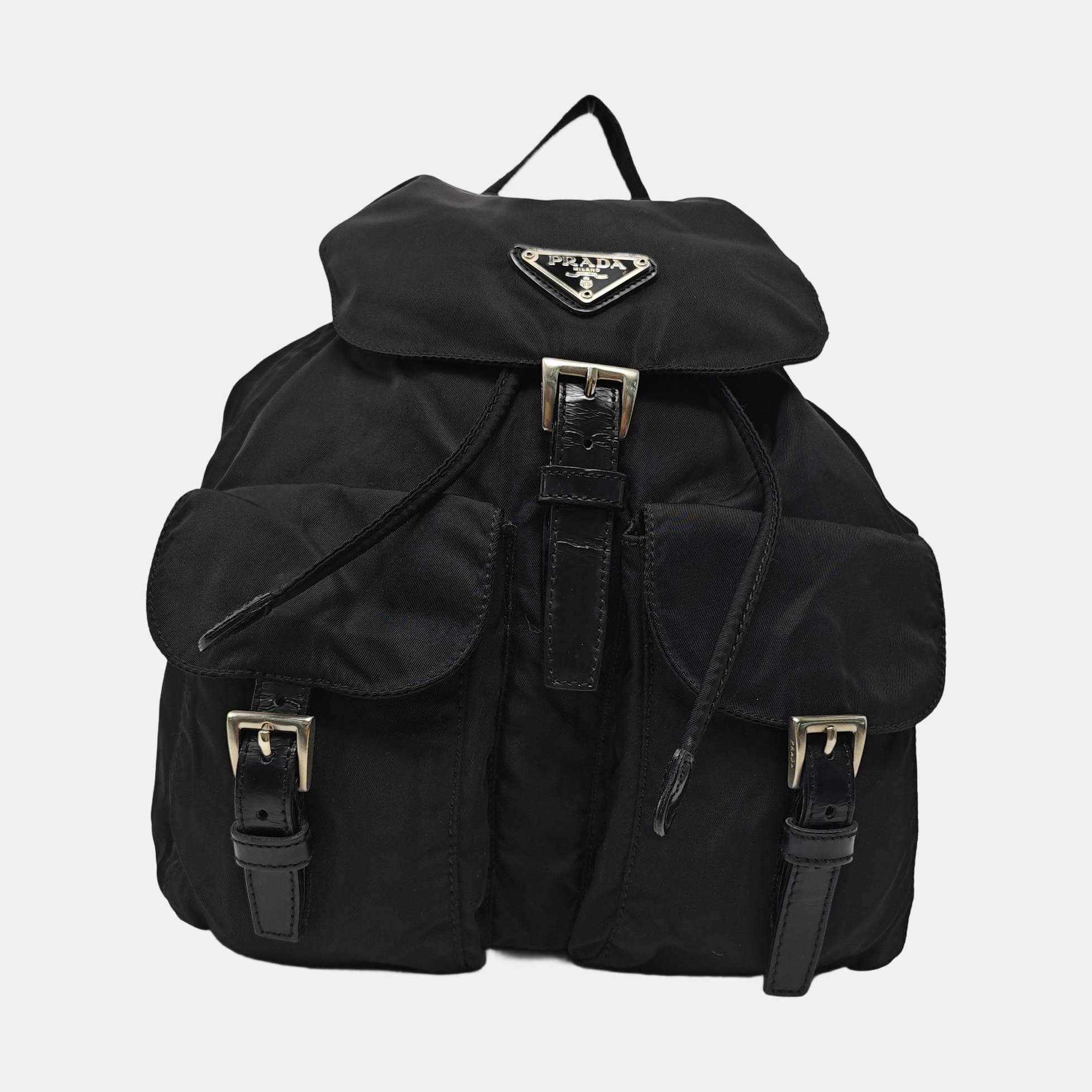 Vela Small Nylon Black