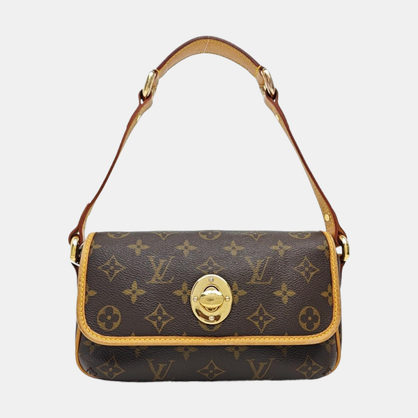 TIKAL Monogram Coated Canvas Brown