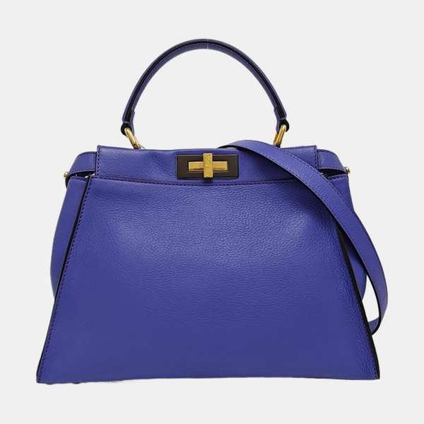Peekaboo Medium Calfskin Purple