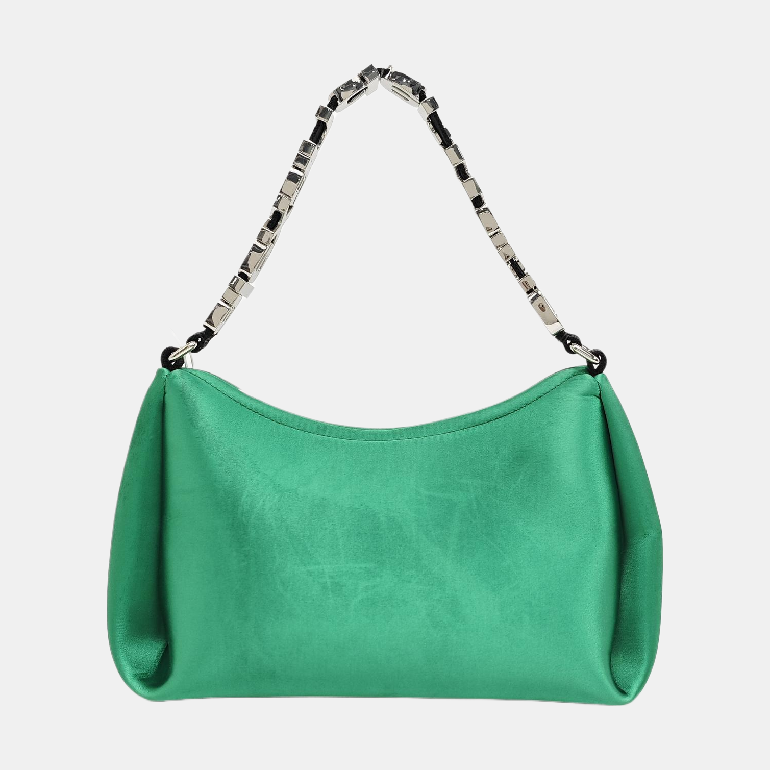 Fabric Top Handle Bag Green