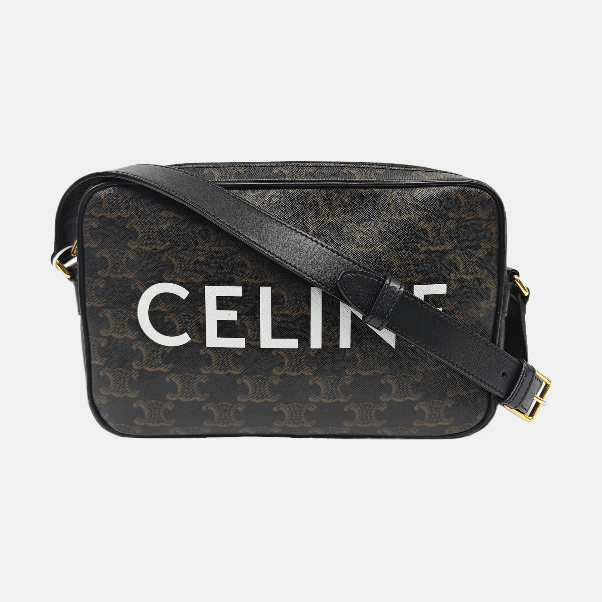 TRIOMPHE Medium Coated Canvas Black