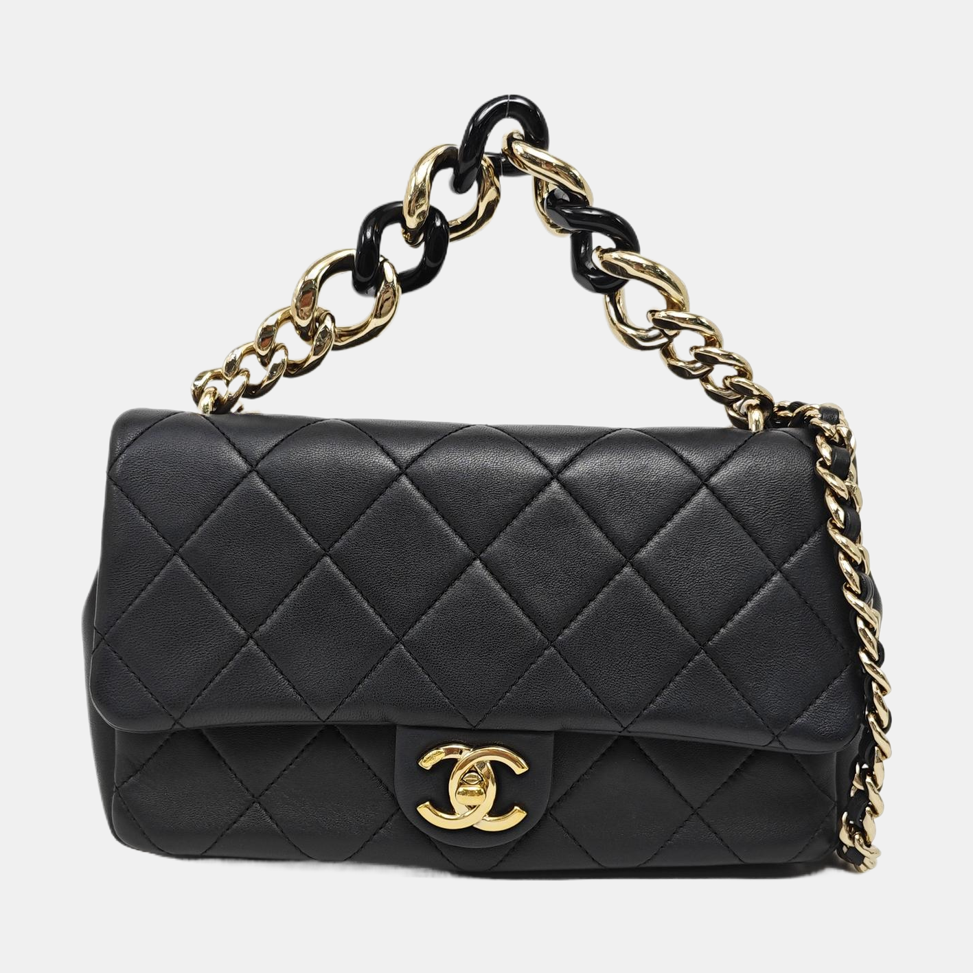 Quilted Lambskin Black