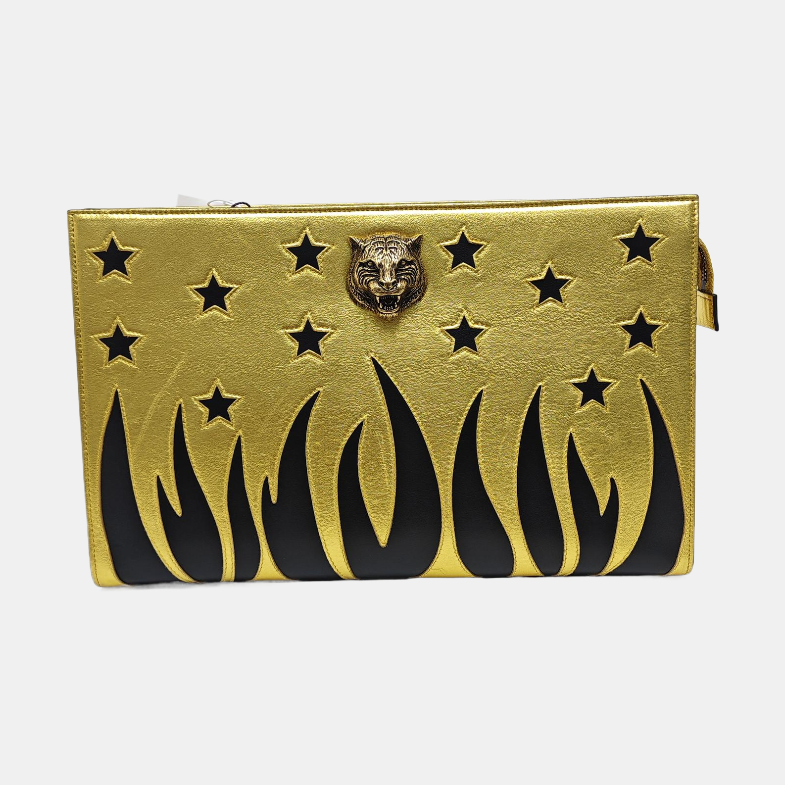 Calfskin Clutch Gold