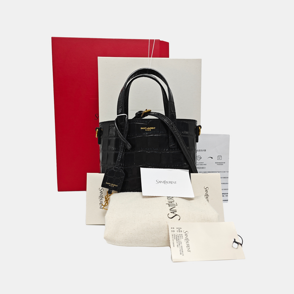 Calfskin Shoulder Bag Black