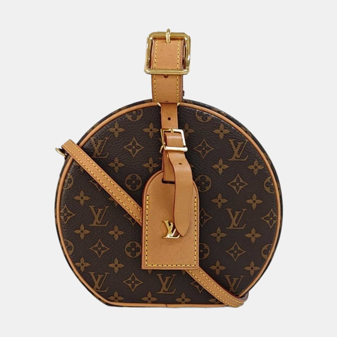 BOITE CHAPEAU PM Monogram Coated Canvas Brown