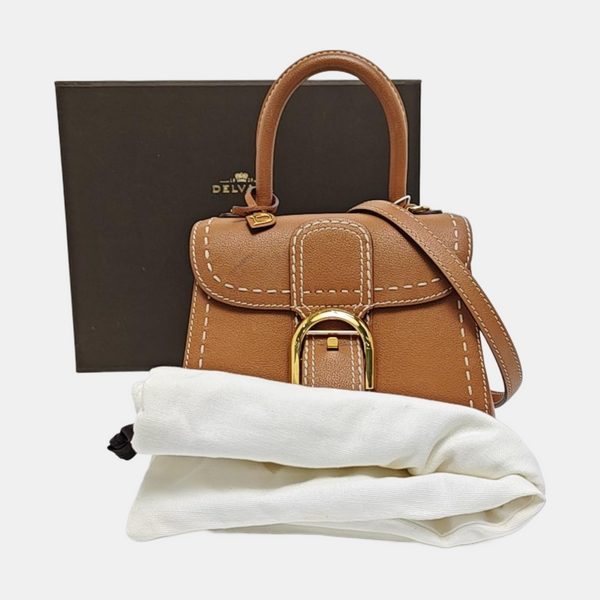 Brillant Mini Calfskin Brown