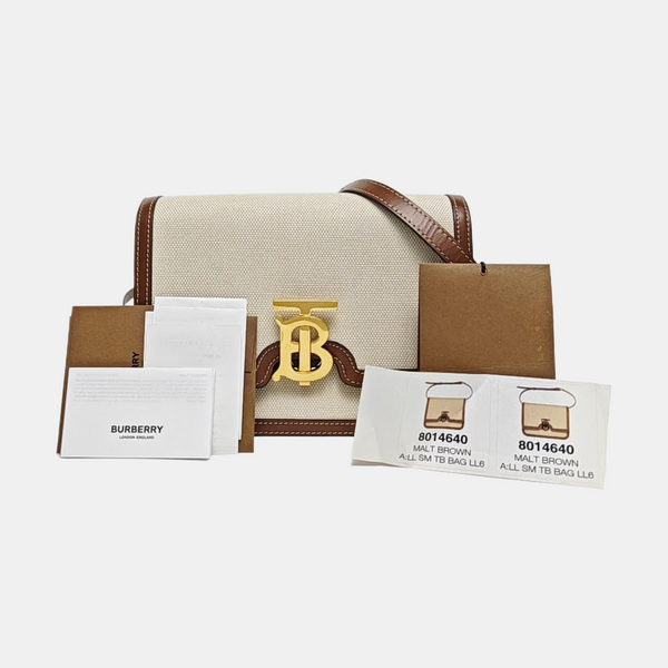 TB Small Canvas Beige