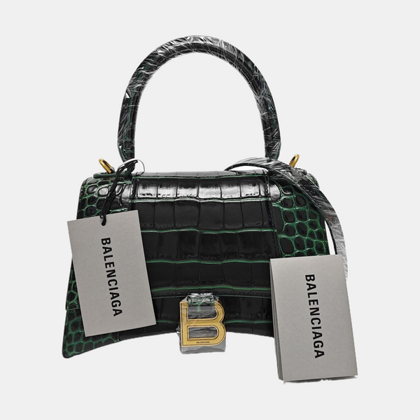 Hourglass S Calfskin Green