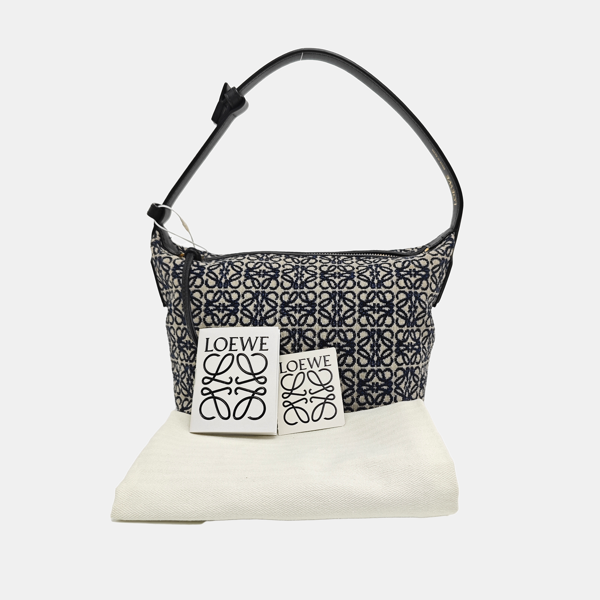 Monogram Canvas Top Handle Bag Blue