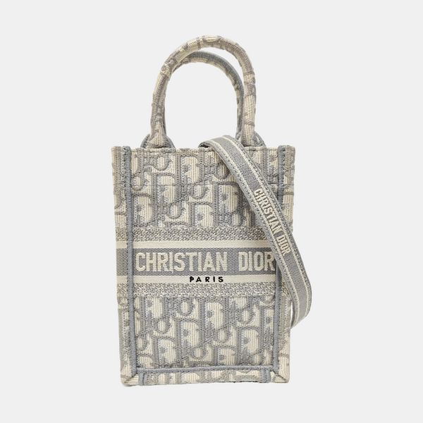 Book Tote Mini Canvas Gray