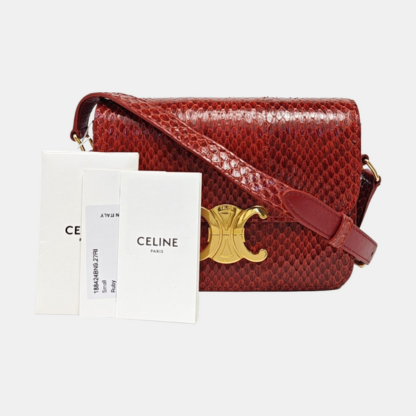 TRIOMPHE Small Python Red