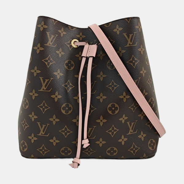 NÉONOÉ MM Monogram Coated Canvas Brown