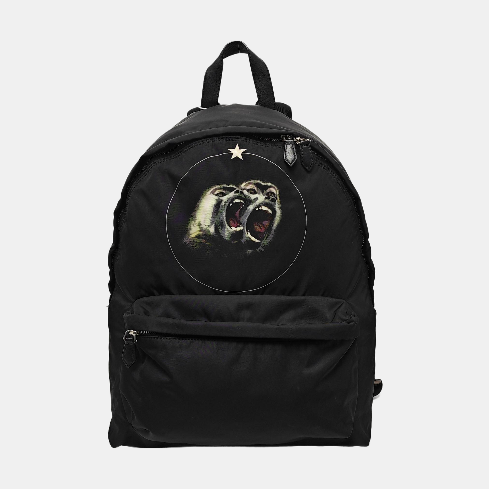 Nylon Backpack Black