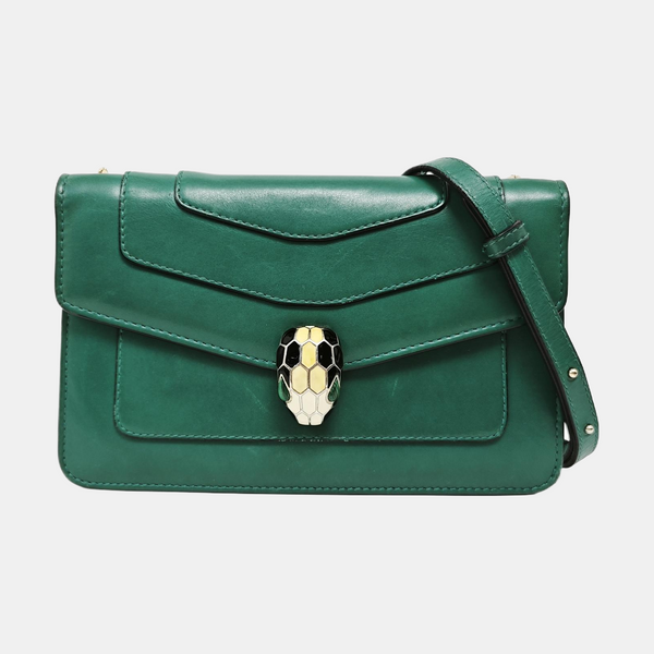 SERPENTI FOREVER Small Calfskin Green