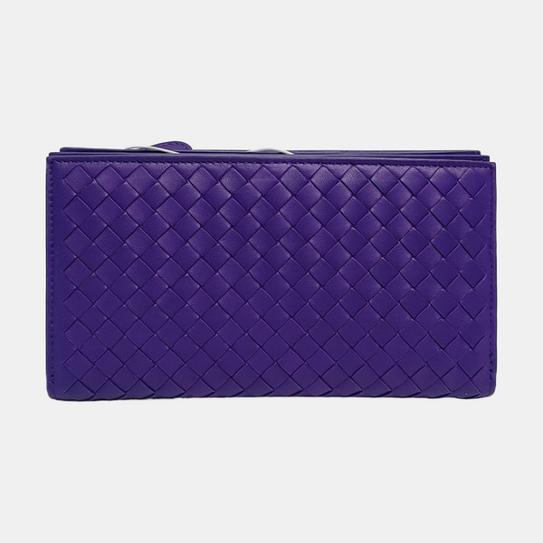 Lambskin Wallet Purple