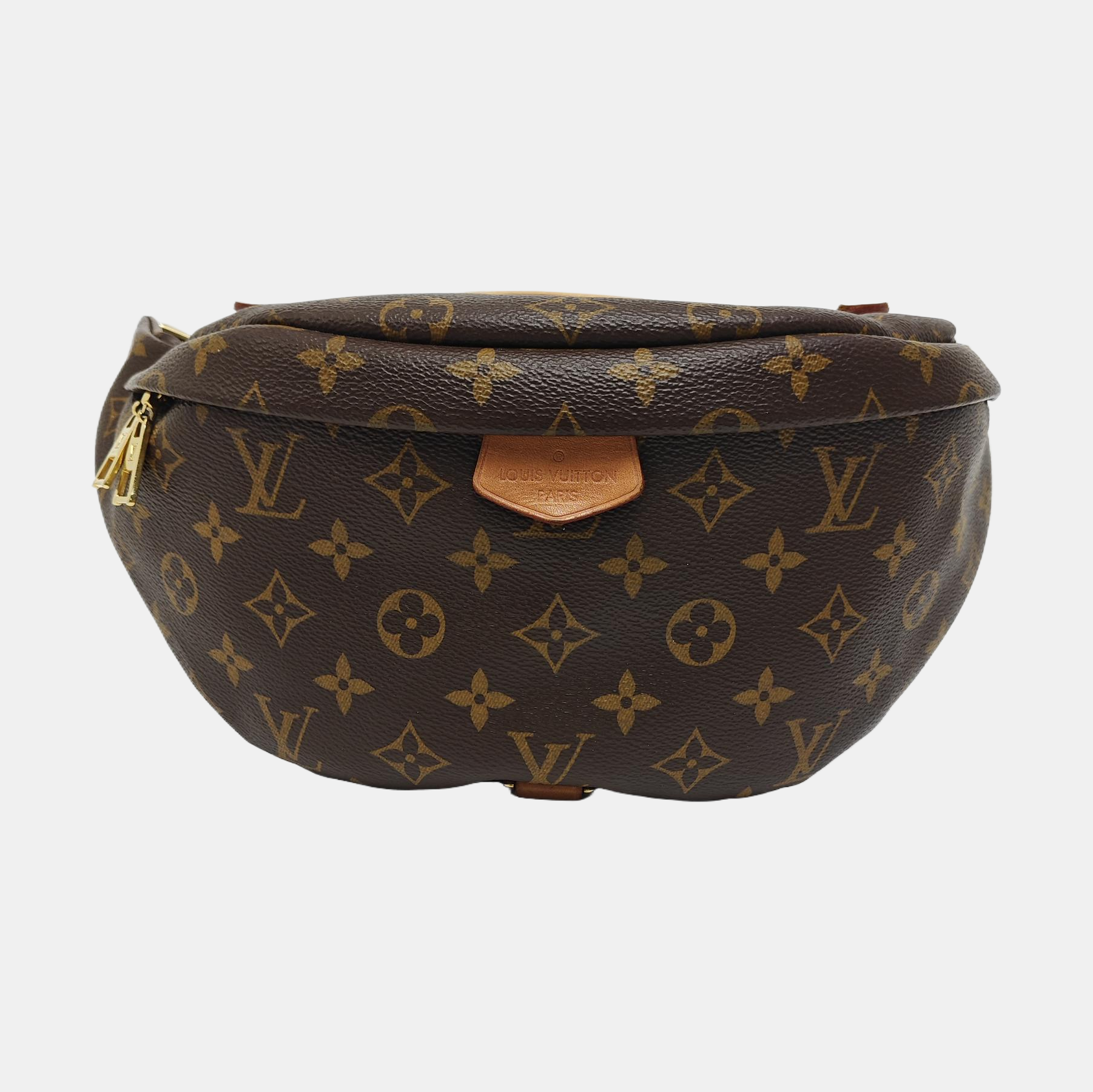 BUMBAG Monogram Coated Canvas Brown