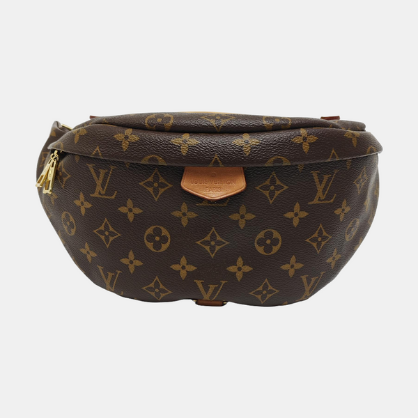 BUMBAG Monogram Coated Canvas Brown