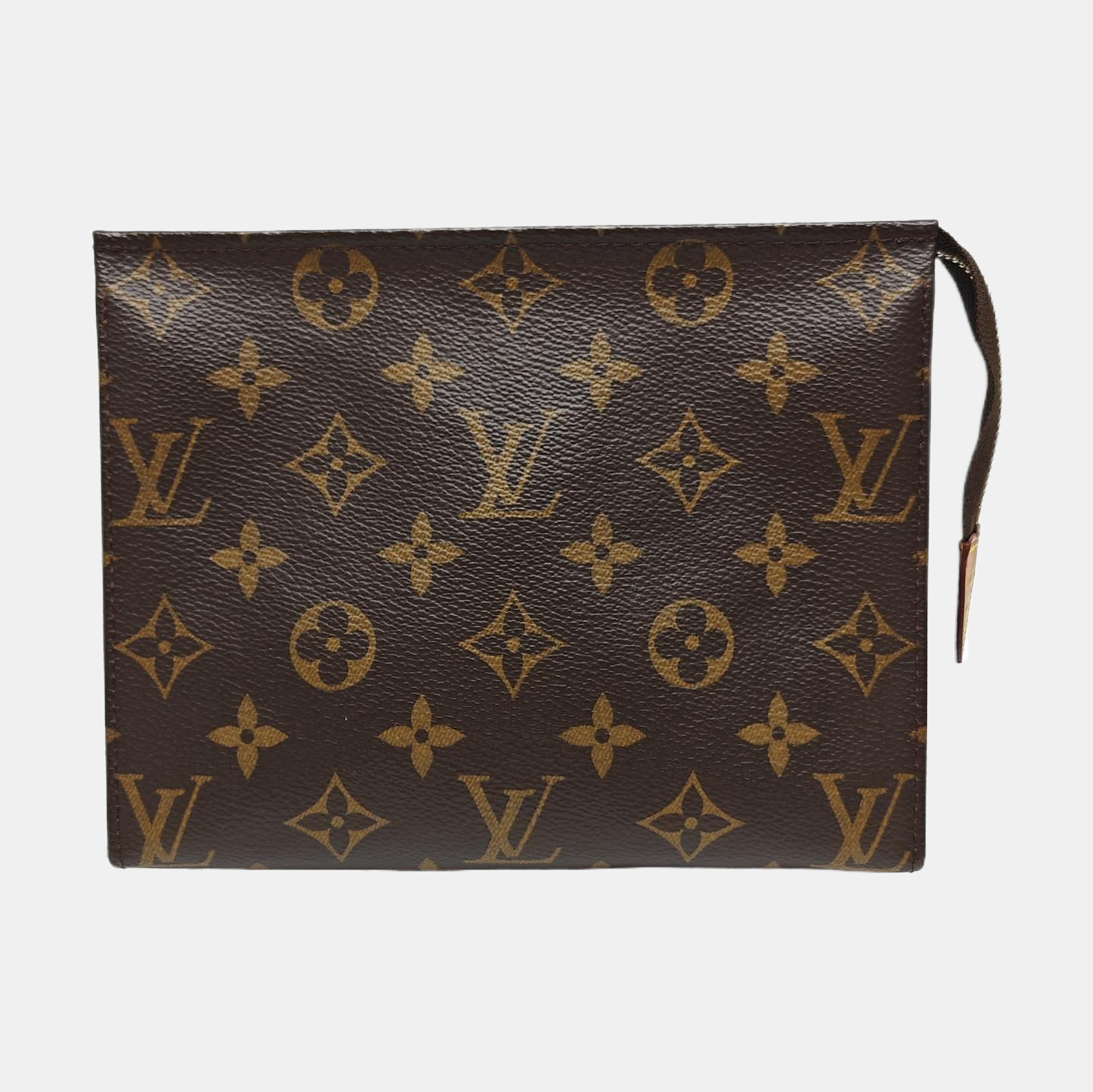 TOILET POCKET 19 Monogram Coated Canvas Brown