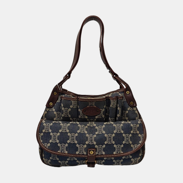 Canvas Shoulder Bag Blue