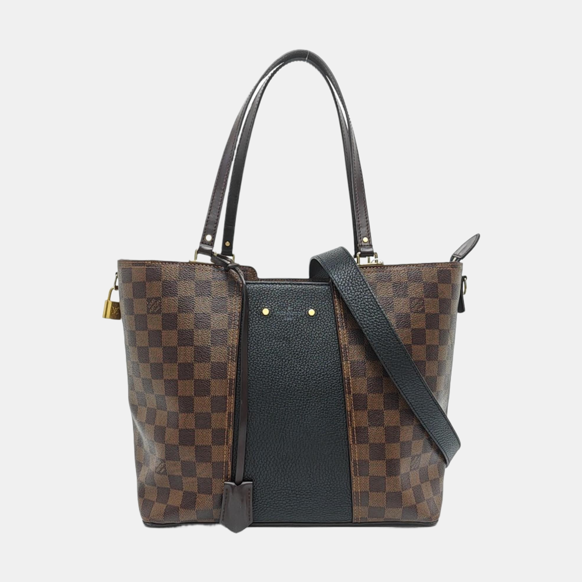 JERSEY Damier Ebene Coated Canvas Brown