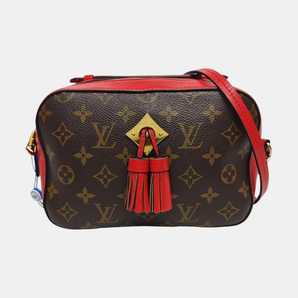 SAINTONGE Monogram Coated Canvas Brown