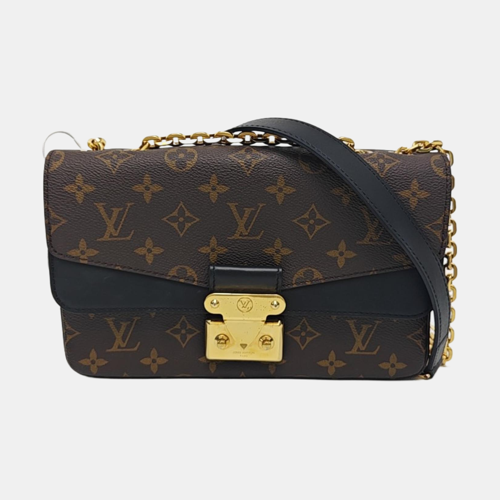 MARCEAU Monogram Coated Canvas Brown