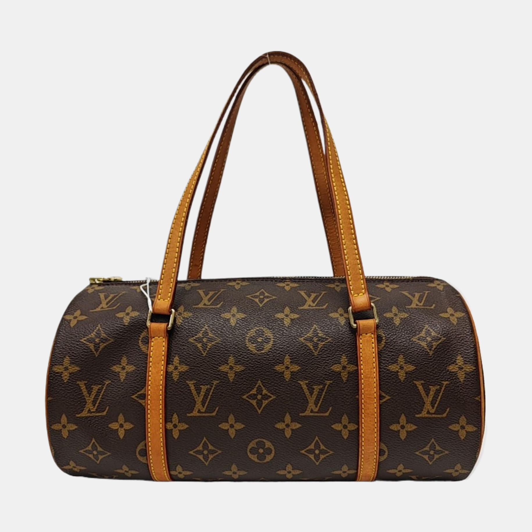 PAPILLON 30 Monogram Coated Canvas Brown
