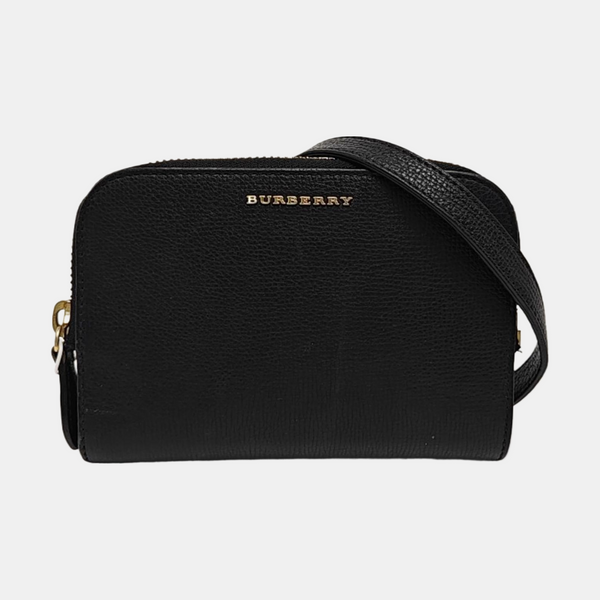 Calfskin Shoulder Bag Black