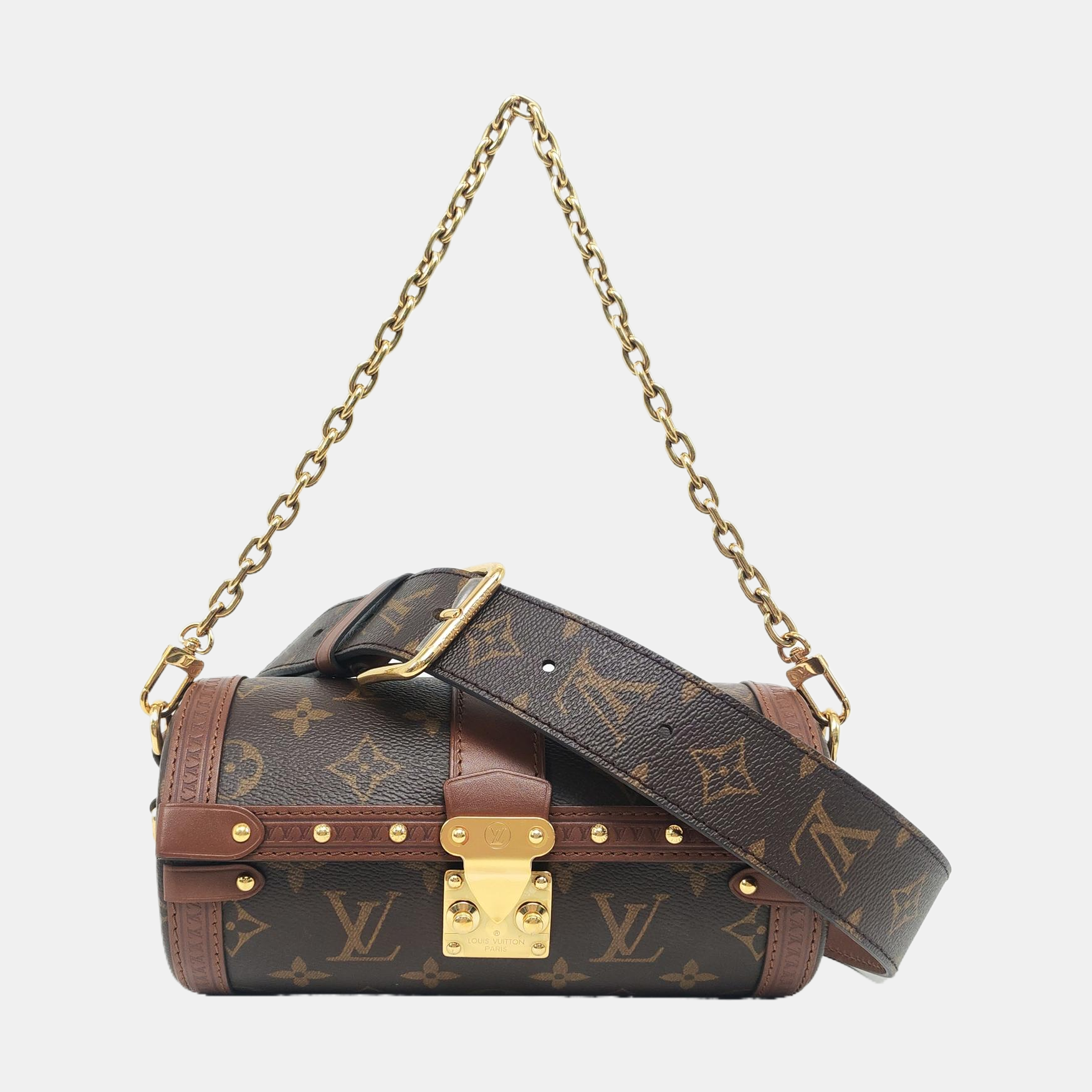 PAPILLON 19 Monogram Coated Canvas Brown