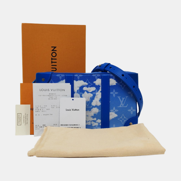 WALLET TRUNK Monogram Coated Canvas Blue