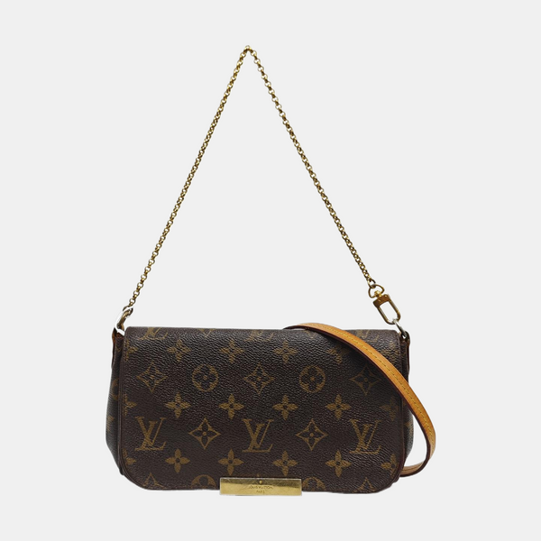 FAVORITE PM Monogram Coated Canvas Brown